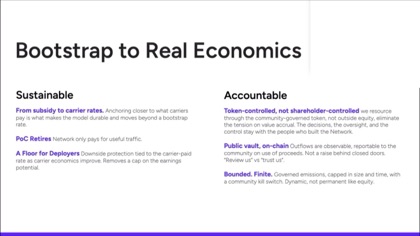 Bootstrap to real economics